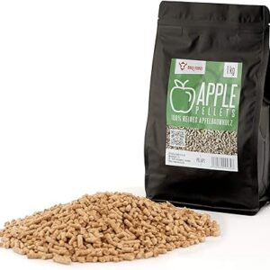 BBQ-TORO Pellets de Madera de Manzano Apple | 1 kg | Para Fumador, Barbacoa, Horno de Pizza