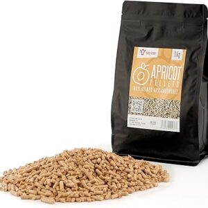 BBQ-TORO Pellets de Albaricoque 100% naturales para ahumar y hornear | 1 kg