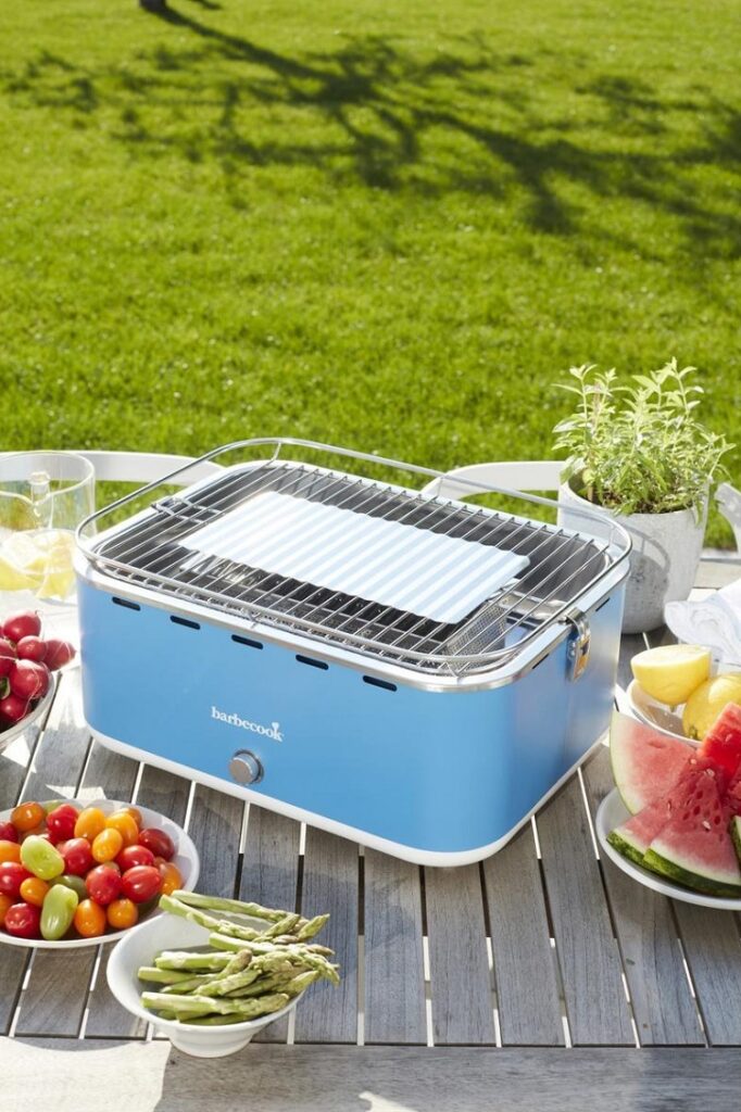 Barbecook portátil azul